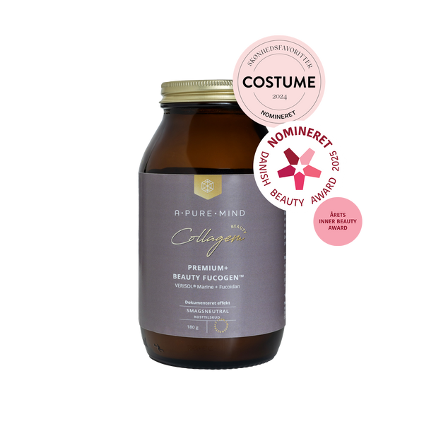 A Pure Mind Premium+ Beauty FucoGen™ – marine kollagen og fucoidan i pulverform, 180 g