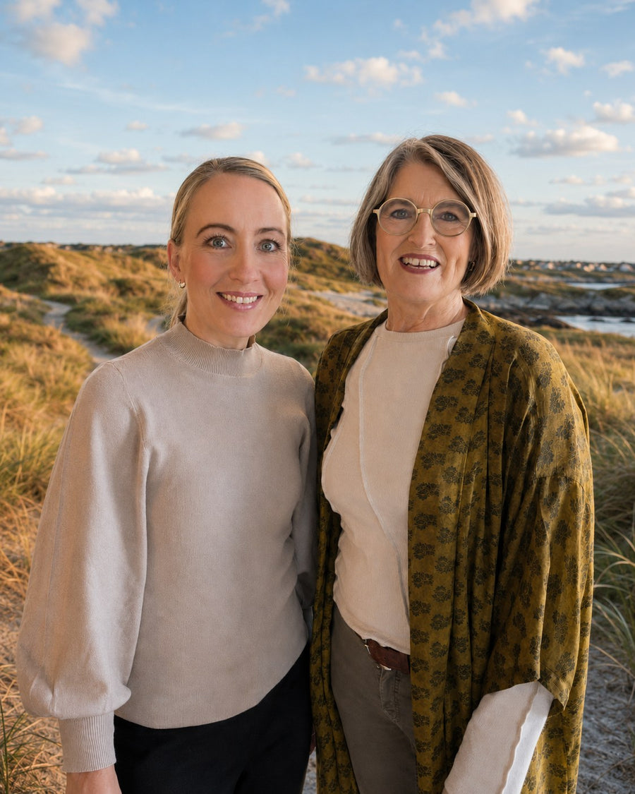 Rikke Stræde og Pia Maria Gøtterup ved Vesterhavet, kosmetologer hos Pure Care